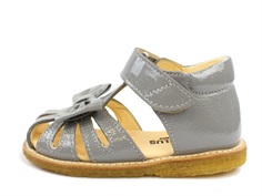 Angulus sandal dusty mint with bow and varnish